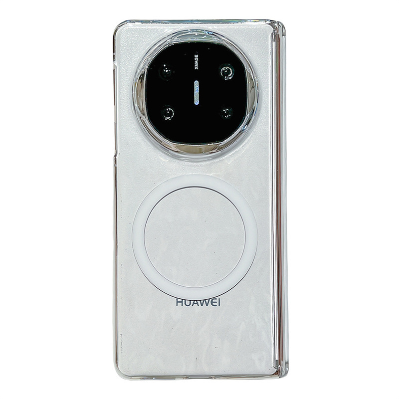 Huawei 社 matex6 携帯電話ケース透明 matex 50% off スタックスクリーン中央軸保護磁気吸引女性保護カバーに適しています|undefined