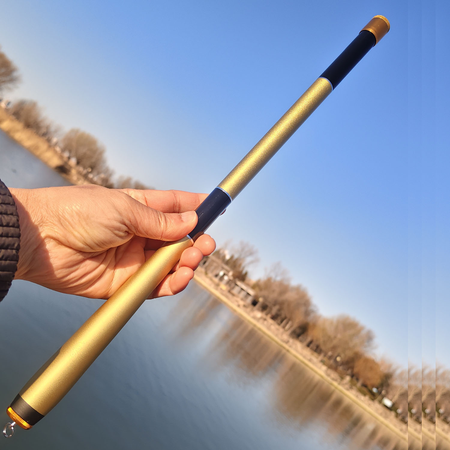 Carbon 44 ultra-short section hand rod 28-adjustable ultra-hard…
