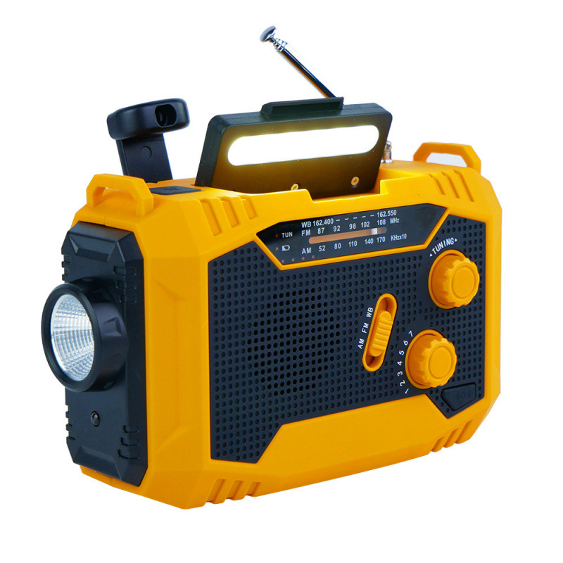 Japan disaster prevention multi-function radio emergency radio portable hand-cranked power generation mobile phone charging