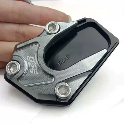 Suitable for Suzuki motorcycle modification excellent UE125/UU/UY enlarged widened temple pad auxiliary pedal accessories (Motorcycle frame) - new-titanium-color