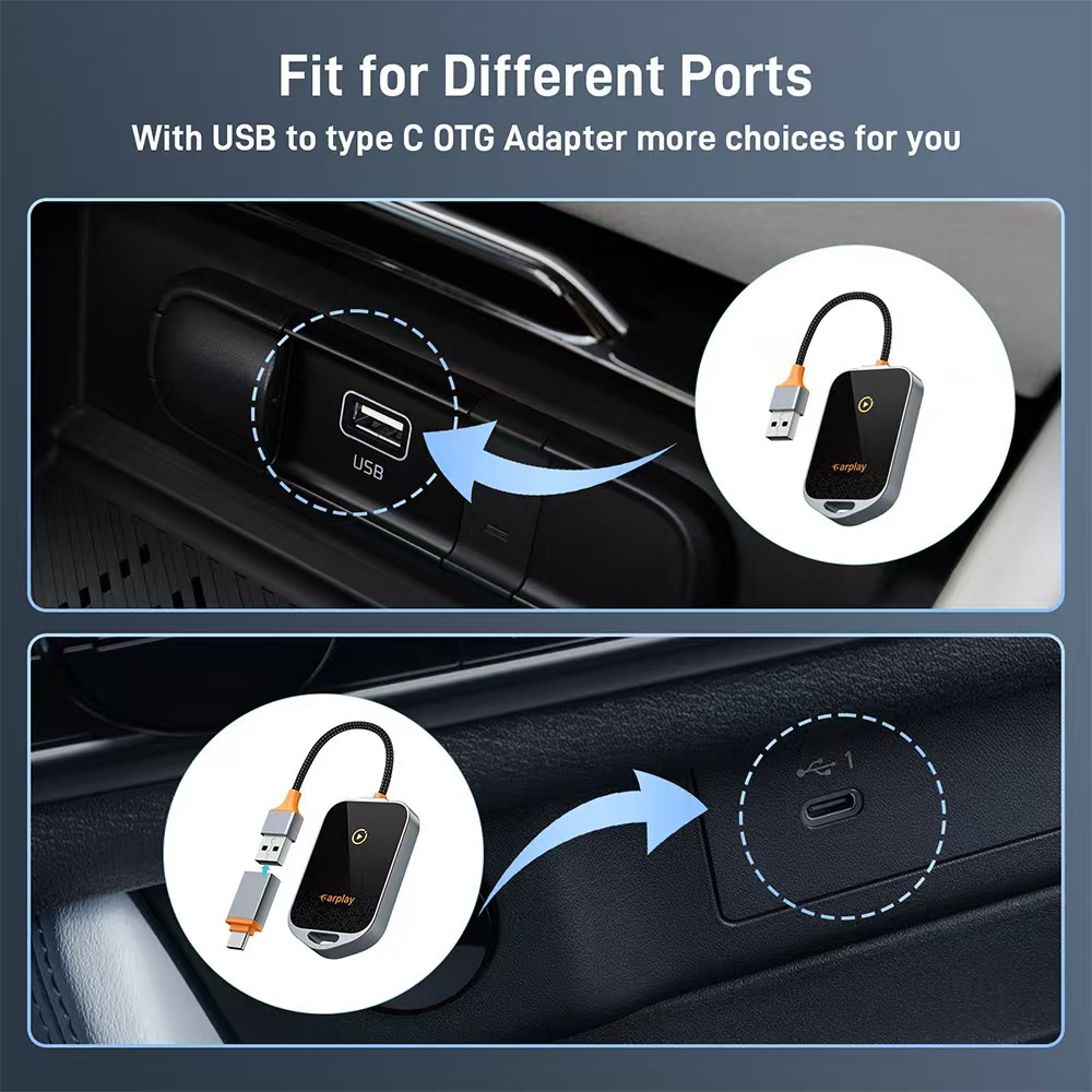 Original Car Wired-To-Wireless Carplay-K81 Smart Box Car-Machine Interconnection Navigation Wifi6 Bluetooth 5.0