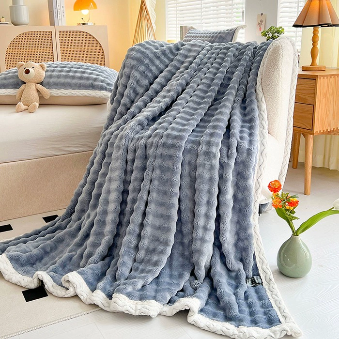 Flannel coral duvet, increased thickness