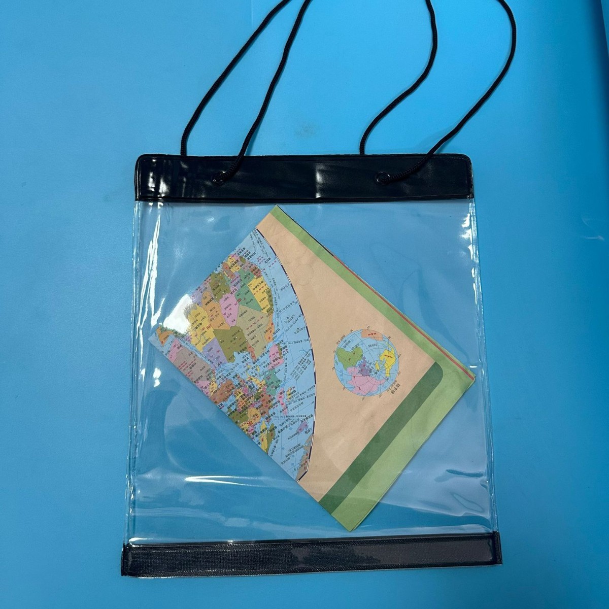 Outdoor survival map waterproof bag transparent bag waterproof storage bag map bag map folder floating bag