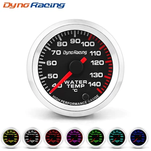 2'' 52mm avtomobil üçün su temperaturu ölçən cihazı rəngli fon işığı 12v göstəricili 40-140℃