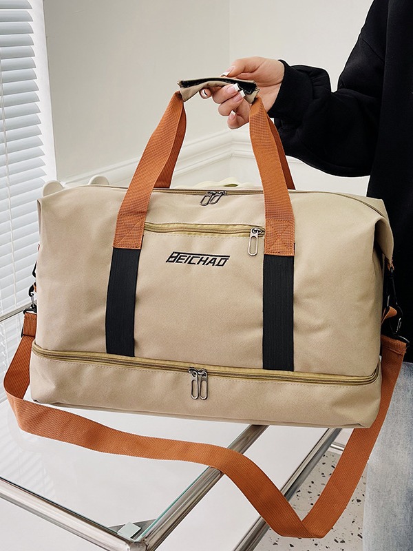 Bolsa de viaje portátil de gran capacidad de natación bolsa de equipaje de almacenamiento impermeable corta distancia bolsa de viaje ligero