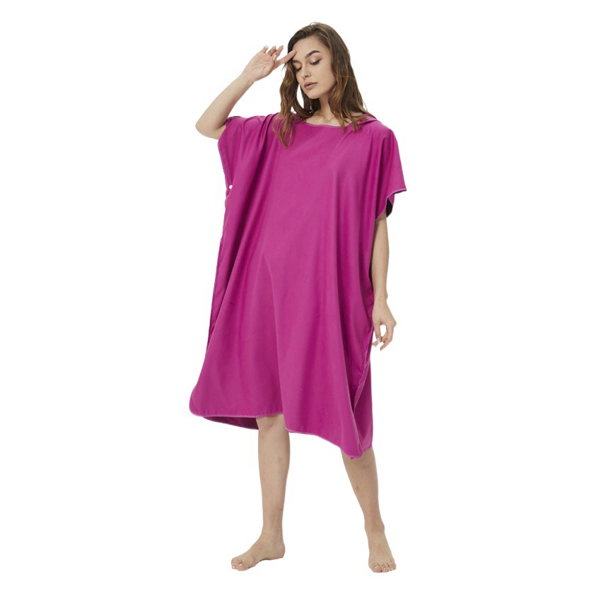 В наличии Быстросохнущий плащ Двустороннее флисовое полотенце с капюшоном Абсорбент Быстросохнущий Дайвинг Плавание Пляж Одежда для взрослых Банный Халат