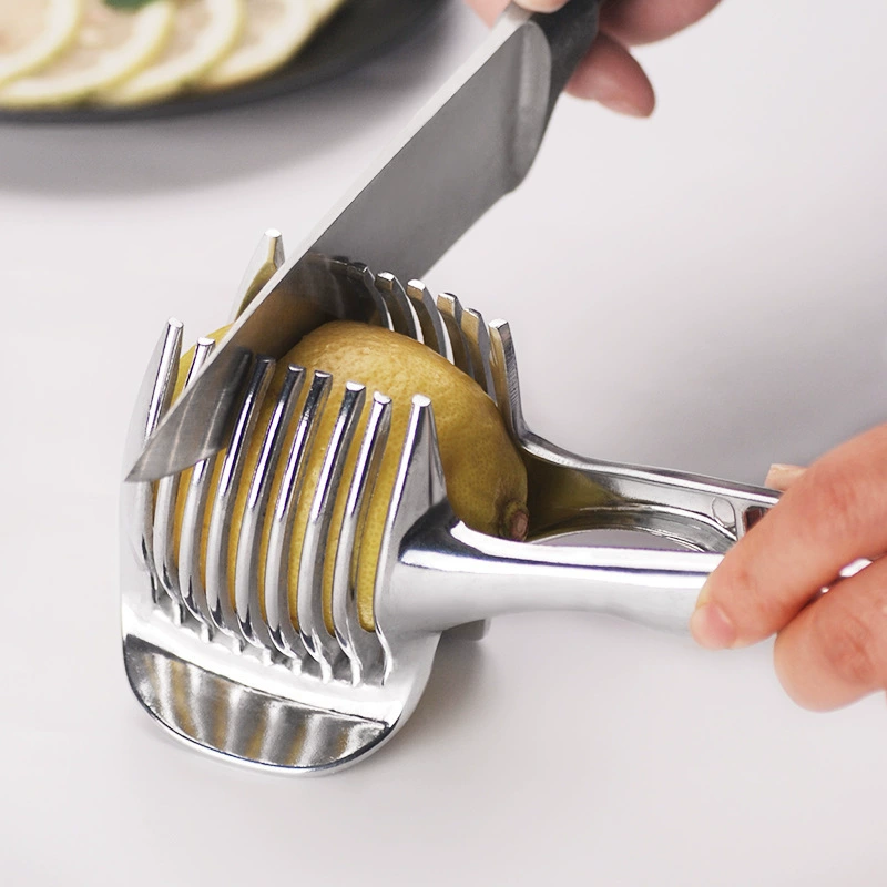 Aluminum alloy lemon slicer, lemon slicer, tomato slicer, tomato egg slicer, fruit cutting tool