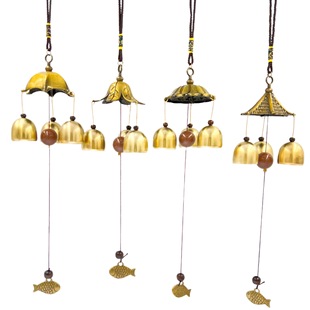 Antique-Style Wind Chimes for Home, Scenic Spots, Street Stalls, Cars, Offices, Store Entrances, Yunnan Tourism, Zinc Alloy Bells, Iron Art