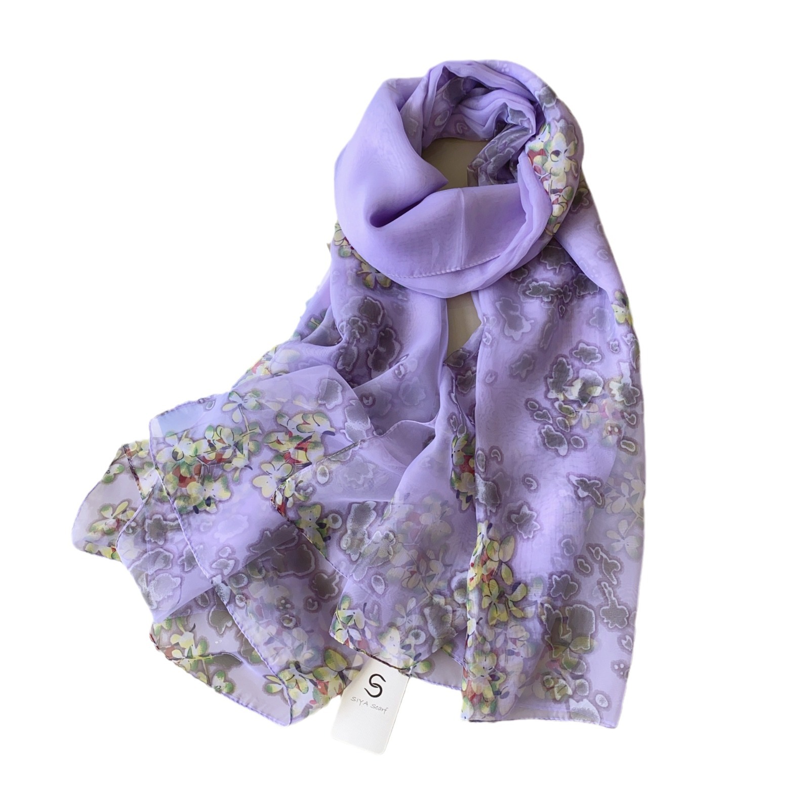 Gran tamaño bufanda protector solar chal mujer primavera y verano bufanda delgada transpirable sombrilla estilo chino regalo de la madre bufanda