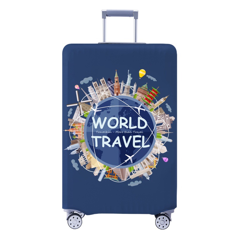 Wholesale spot thickened elastic case luggage case protective cover pull rod suitcase jacket dust cover