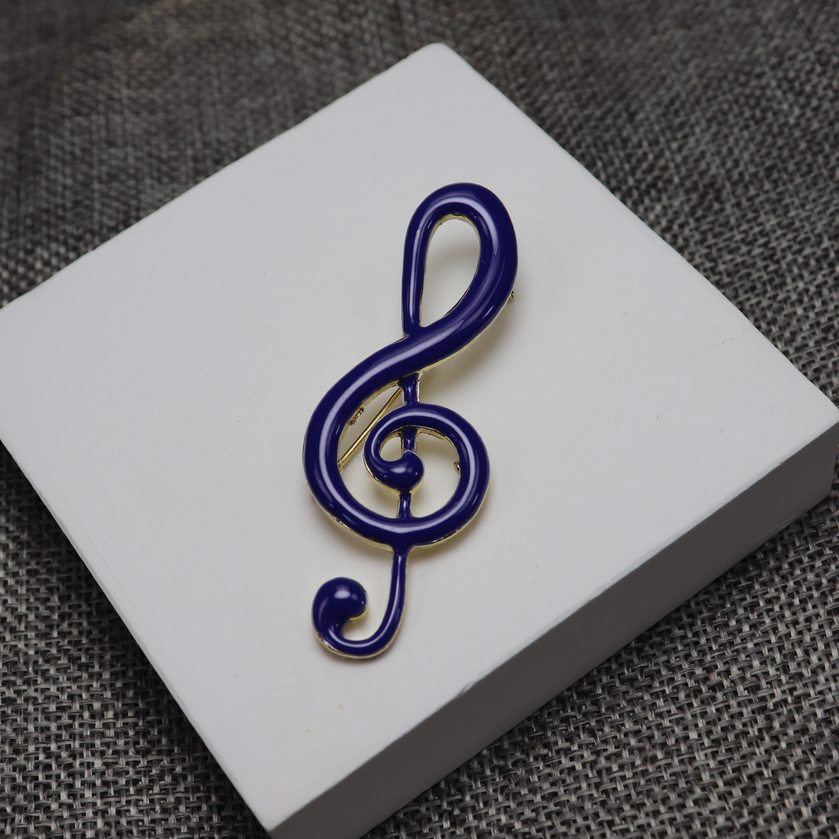 Original Academy Style Multicolor Handmade Enamel Notes Music Student Brooch Corsage Clothing Accessories