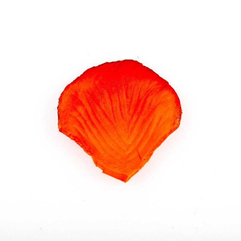No tejido laminado 100 pétalos de flores, pétalos de boda, pétalos de flores falsos, pétalos de rosas, precio especial