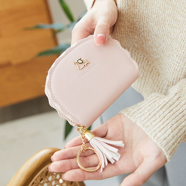 Anti-magnetic fuchsia wallet, anti-theft