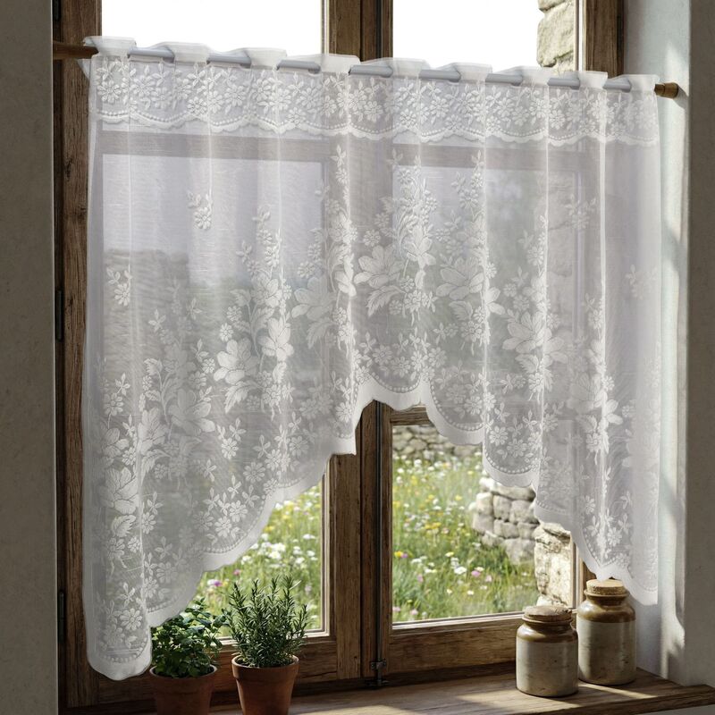 French Lace Door Curtain Bedroom High-End Partition Curtain Cabinet Door Coffee Curtain Rod-Free Punch-Free Wholesale French Lace Door Curtain Bedroom High-End Partition Curtain Cabinet Door Coffee Curtain Rod-Free Punch-Free Wholesale