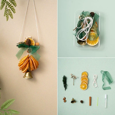 Group Building Natural Orange Pendant | Car hanging - orange-new-green-type-a-diy-material-pack