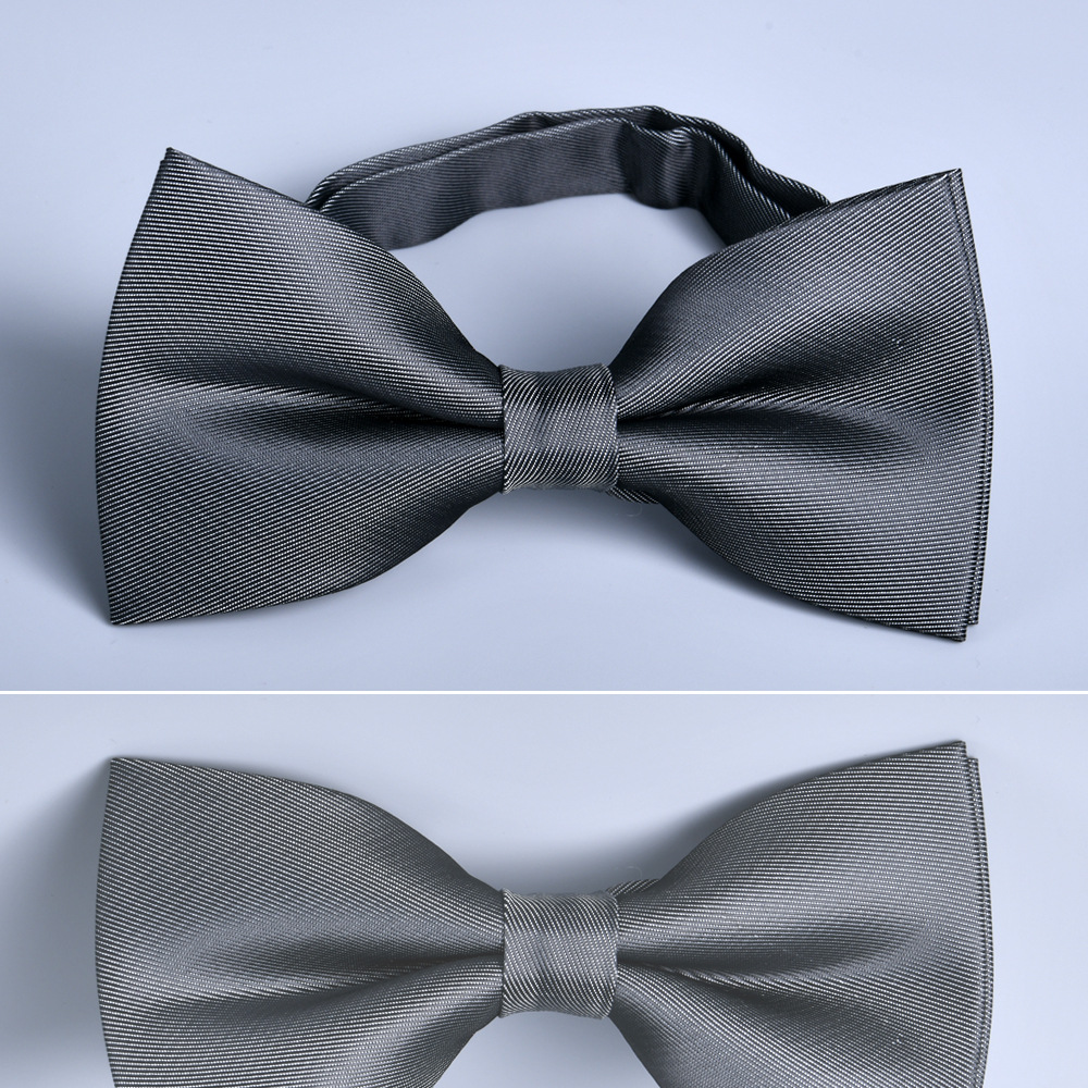 Elegant Solid Color Bow Knot Polyester Men's Tie display picture 4