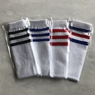 Three Bar Stockings Children's Football Socks Children's Socks School Uniform Socks Spring and Autumn Cheerleading Boys and Girls Performance Socks