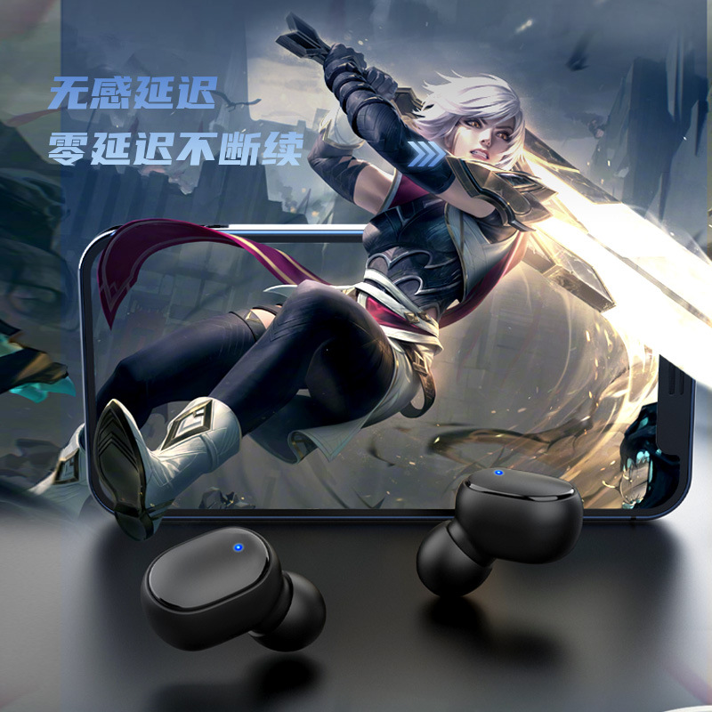 Transfronterizo G6s Real juego inalámbrico auriculares sin demora no intermitente colorido respiración luz inteligente reducción de ruido IPX4 impermeable