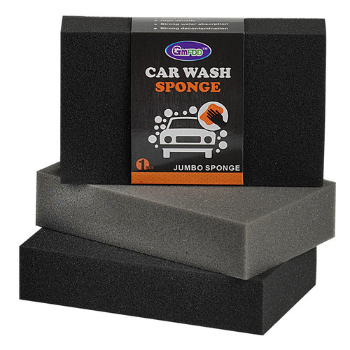 Large High Density Black Car Wash Sponge Car Tools Supplies Car Polishing Waxing Cleaning Sponge Block Wholesale