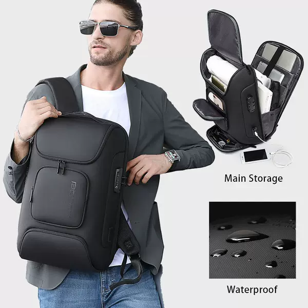 Bange New Backpack Men's Backpack Men's Large Capacity Business Computer Backpack Outdoor Travel Backpack