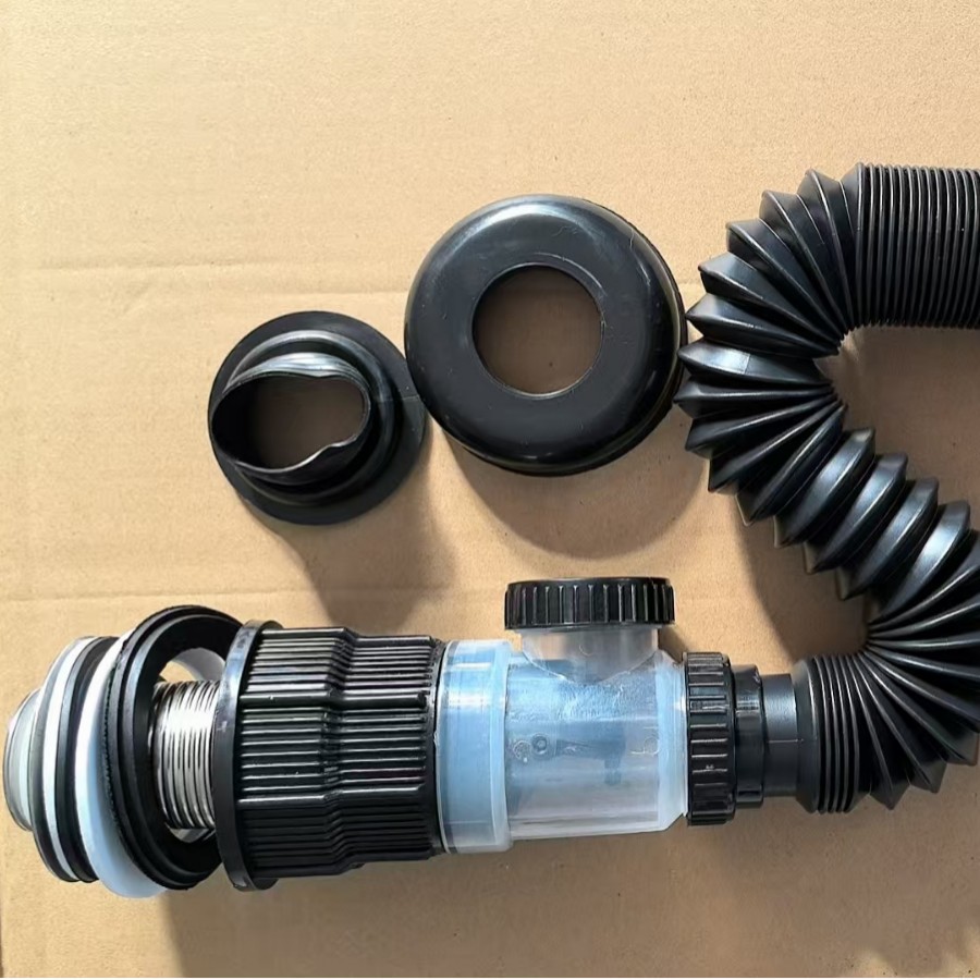 Baño lavabo tubería de drenaje lavabo tubería de drenaje contra el olor de retorno artefacto de la mesa accesorios de drenaje conjunto completo