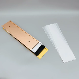 跨境铝合金门牌墙牌插卡亚克力插片抽拉门牌铭牌定制科室牌亚马逊