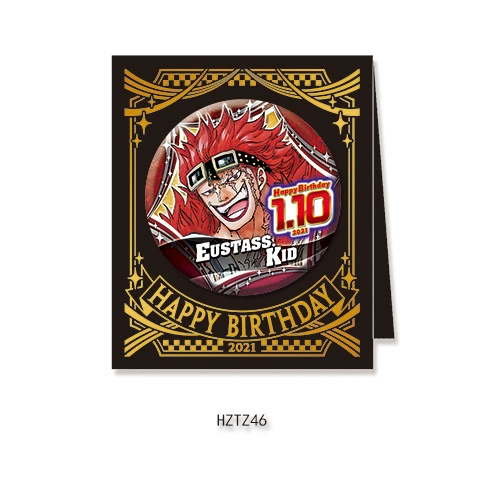 Бейдж дня рождения Comic Factory ONE PIECE Лuffy Zoro Chopper Sanji Nami стойка для бейджей на день рождения
