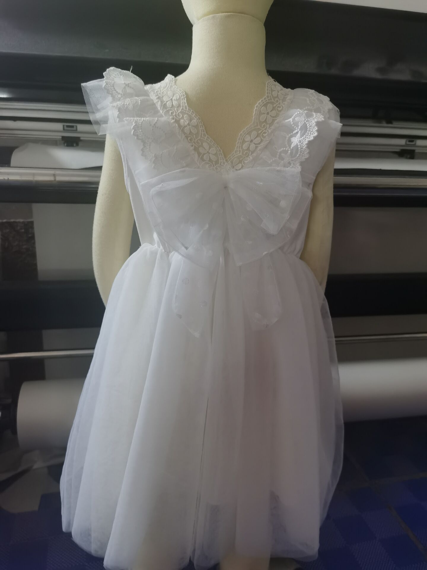 Girls Autumn Dress 2020 New Sweet Western Style Princess Dress Lace Mesh Dress for Little Girls