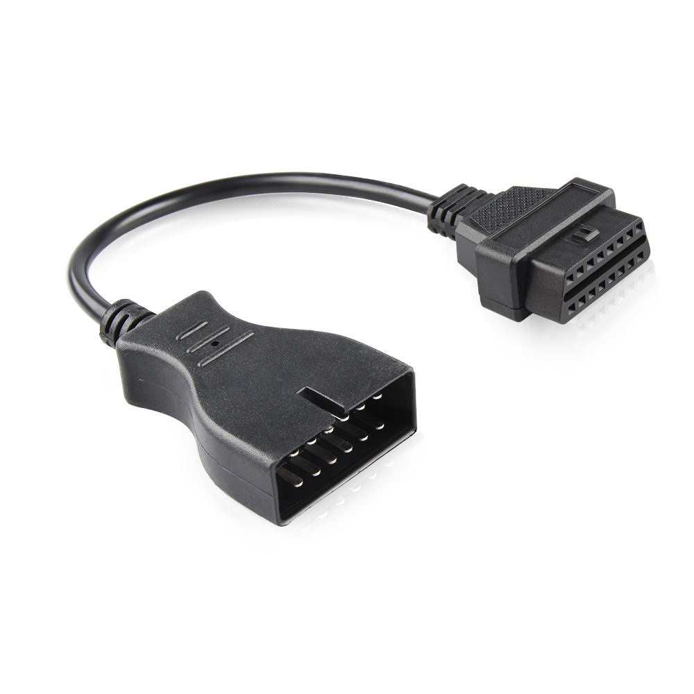 For GM 12 Pin OBDII OBD 2 Auto Diagnostic Connector Adapter
