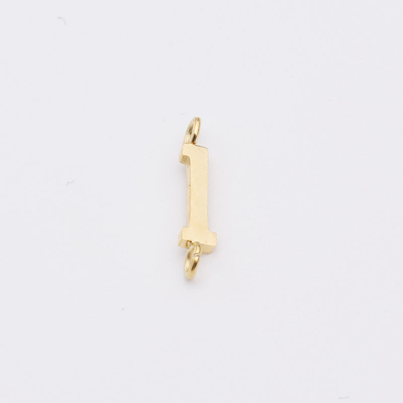 1 Piece Stainless Steel None 18K Gold Plated Rose Gold Plated Letter Pendant display picture 9