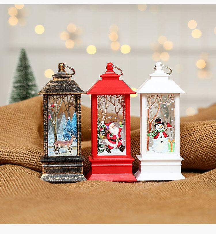 Christmas Decorations Luminous Portable Small Oil Lamp Wholesale Nihaojewelry display picture 4