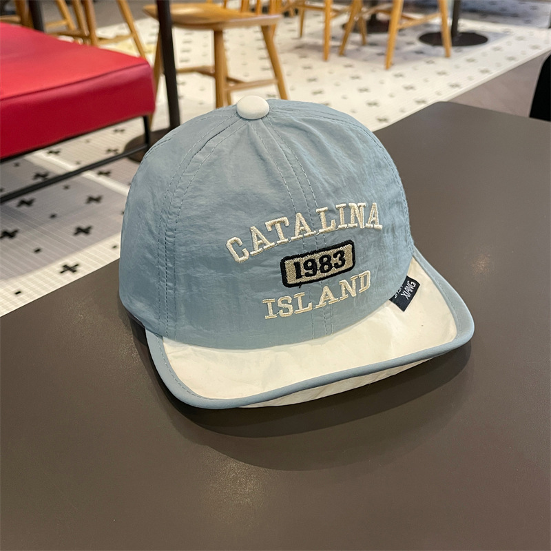 Sombreros de secado rápido para bebés sombreros de verano delgados sombreros de boca de pato sombreros de bebés pequeños sombreros de béisbol para niños y niñas sombreros de sol