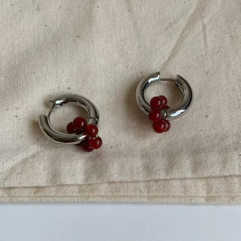 Red beaded bracelet