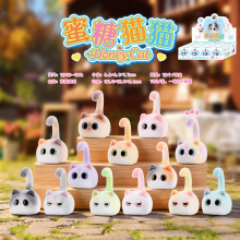 网红热卖蜜糖猫猫盲盒创意可爱小猫桌面摆件家居装饰女生礼物批发