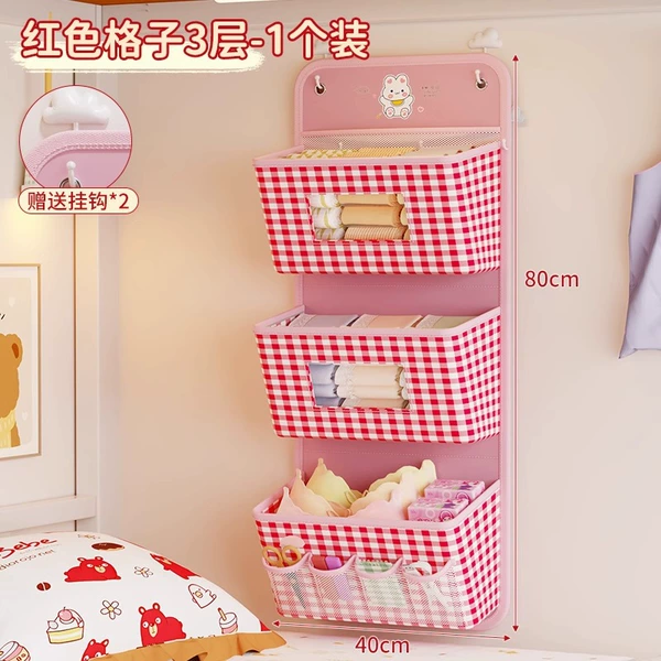 Pink Flower Rabbit Three Layers [Free Strong Hook丨Thickened PP Board]