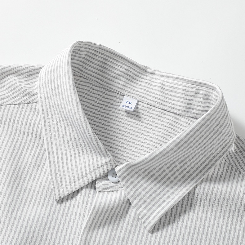 Inflation Color-Block Striped Loose Shirt