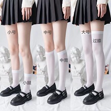 天鹅绒丝袜女小腿袜春夏薄款中筒防勾丝潮长筒jk日系过膝袜子批发