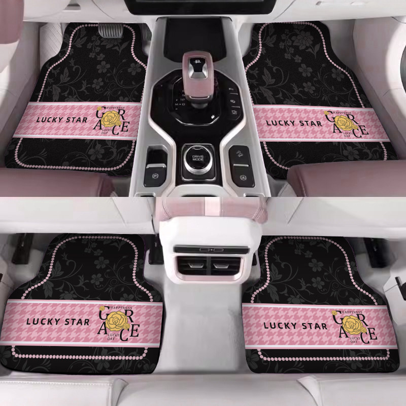 Light Luxury Diatomaceous Earth Car Floor Mats, Wear-Resistant, Dirt-Resistant, Non-Slip, Easy to Maintain, Single Piece or Full Set Car Foot Mats