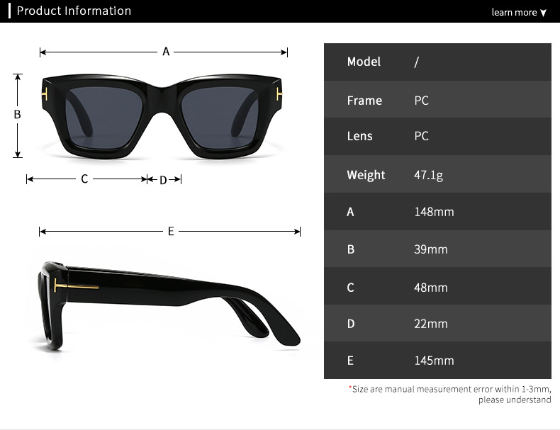 Vintage Style Classic Style Geometric PC UV400 Protection Square Full Frame Women's Sunglasses display picture 2