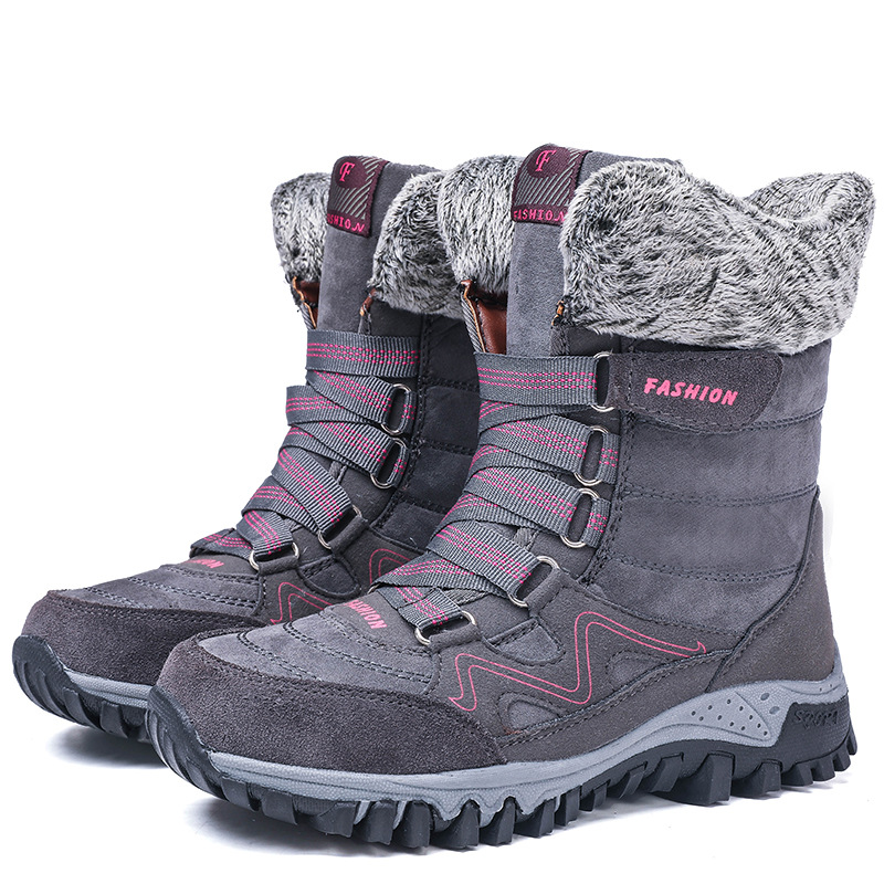 New High Top Boots With Snow And Plush Thick Cotton Boots, Cold Resistant Boots, Children's Boots_voghion.com