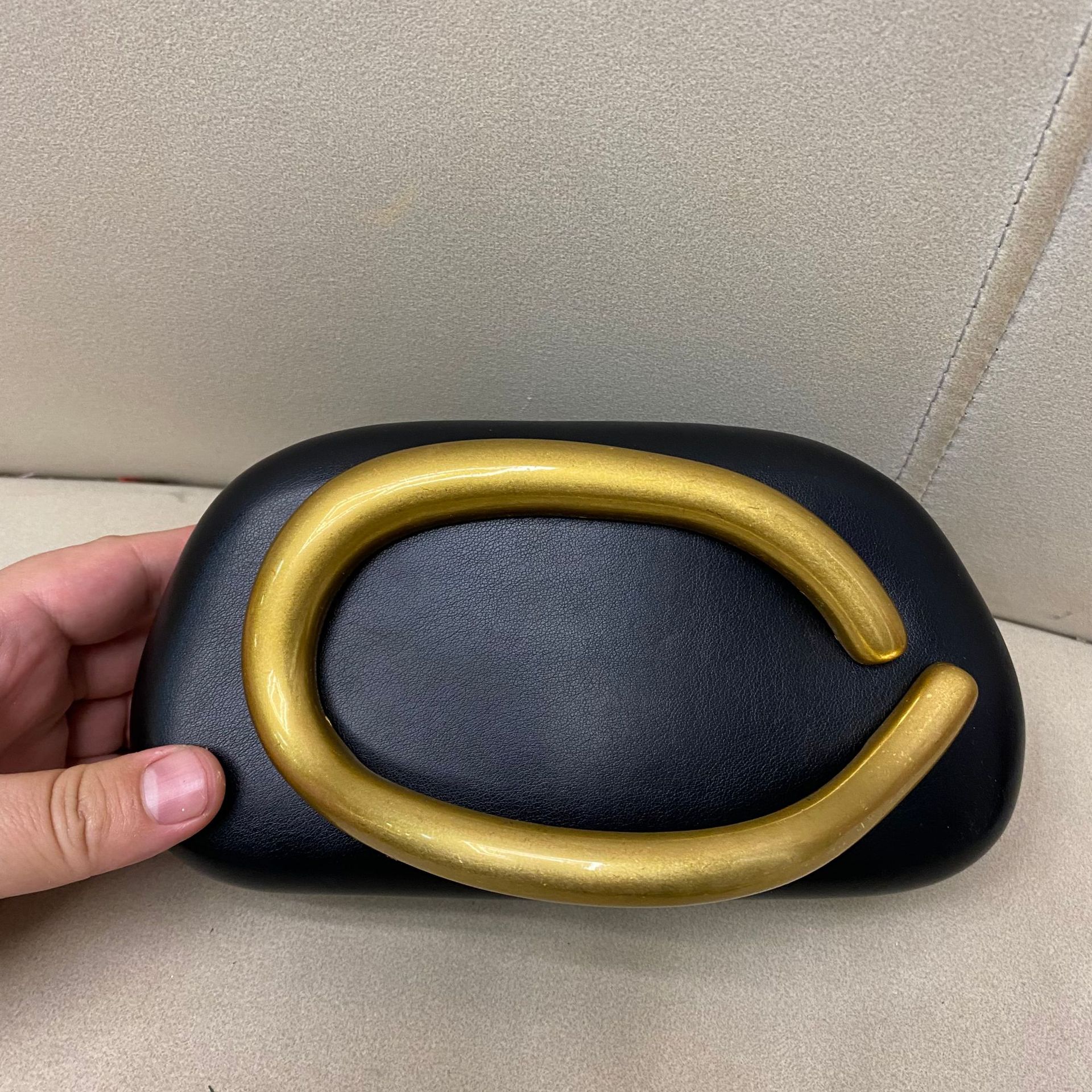 가죽 버전 - 블랙 [오리지널 금박 하드웨어]