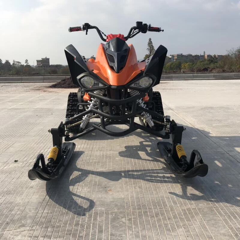 Four-Wheel Atv Snowmobile 200Cc Crawler Snow Sled Off-Road Motorcycle Atv Large Adult Ice Vehicle