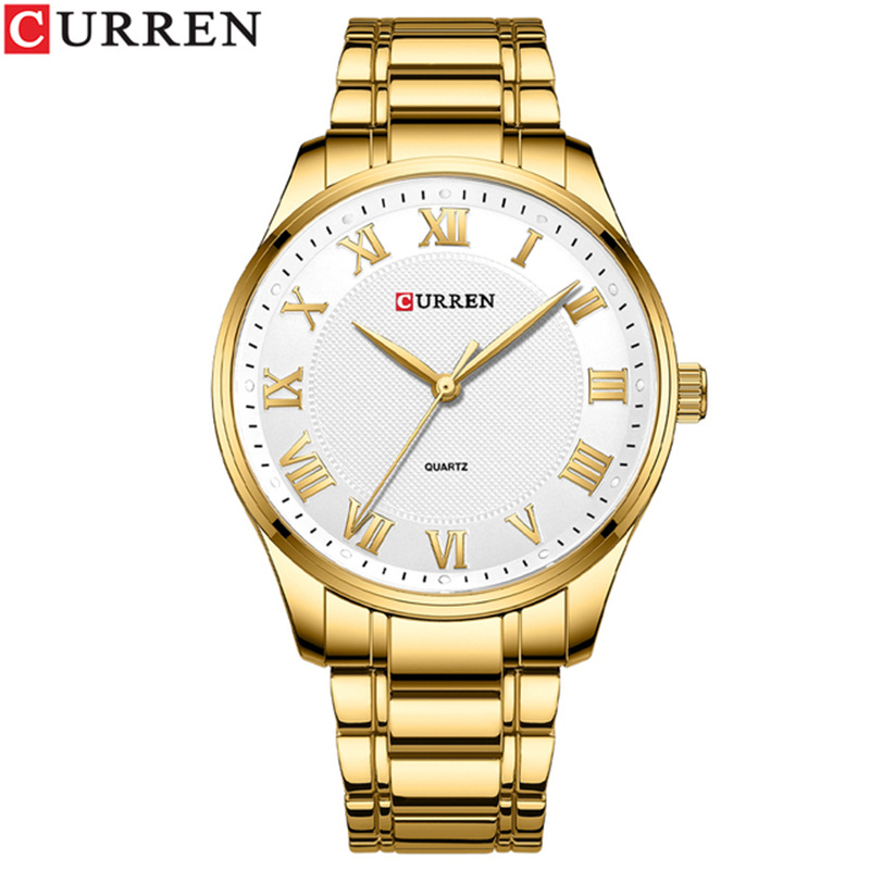 Curren reloj de cuarzo para hombre de negocios simple reloj de negocios a rayas reloj casual reloj de comercio electrónico image 10