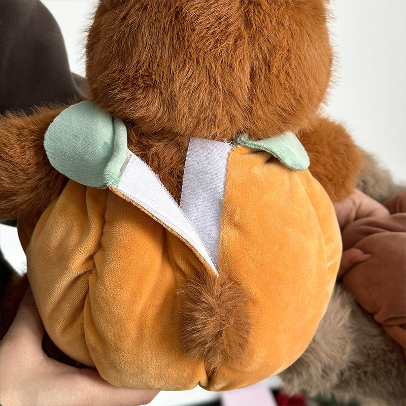 Transfronterizo de visón encantador, coco, elefante naranja, oso, muñeca de peluche, muñeca de regalo para niños