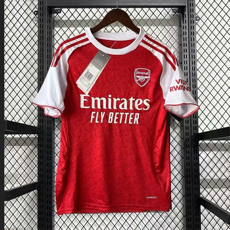 2526 Arsenal Jersey Home Fan Short-Sleeve Edegaard Match Football Uniform Set Men's Breathable Football Shirt