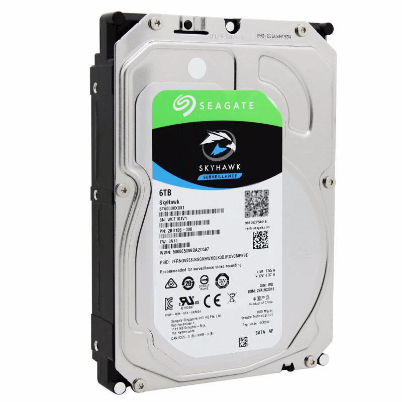 Original ST6000VX001 Cool Eagle 6T surveillance hard drive 6TB 256M vertical CMR desktop