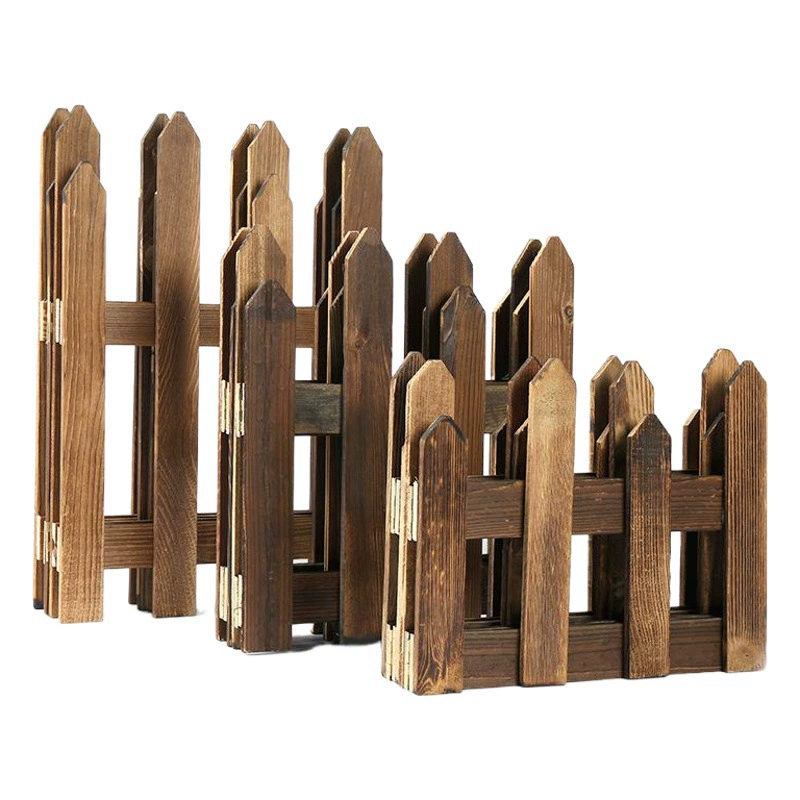 Антикоррозийный деревянный забор Садовый Забор Открытый Двор пол Забор Открытый Декоративная клумба забор небольшой деревянный кол