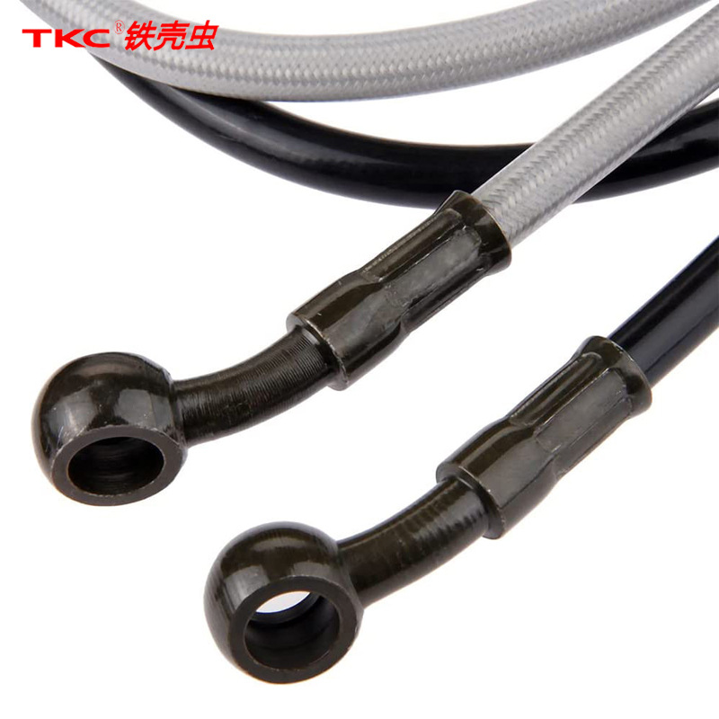Teflon Electric Vehicle Brake Oil Pipe Motorcycle Brake Oil Pipe 10mm Front and Rear Brake Integrated Hydraulic Oil Pipe