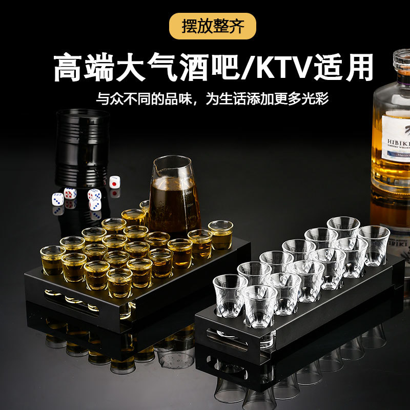 Juego de vasos para licor para uso doméstico y en restaurantes, vasos pequeños para licor, dispositivo comercial para medir licor de bar, vaso de chupito, divisor de licor, copa de vino