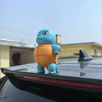 16 см бортовой трубой, стоящий в позе, Jeni Turtle Car Декоративная крыша, эмалированная задняя часть кузова